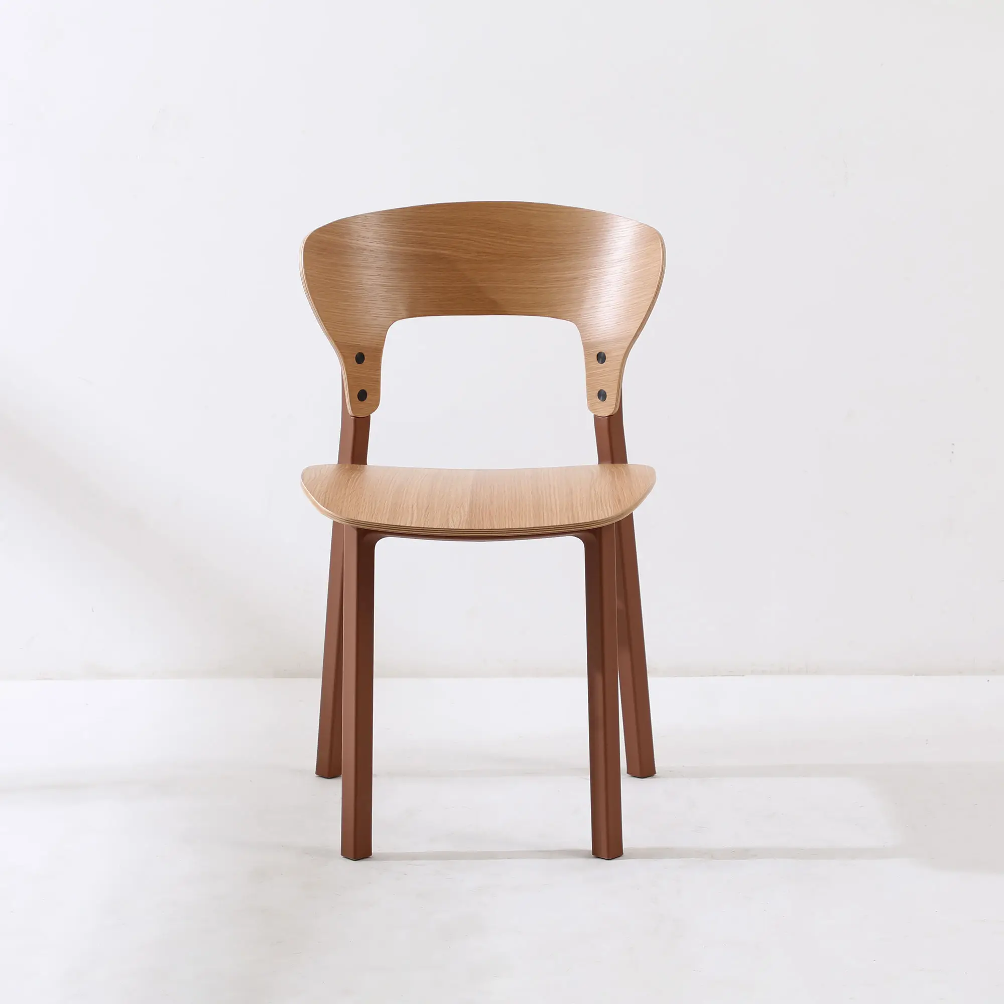 Factory Home New Arrival Modern Nordic Design Kitchen Restaurant Nature Wood Seat Timber Cafe Dining Chair - Image 3