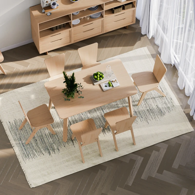 Nordic Solid Wood Customized Furniture Farmhouse Decor Indoor Dining Chair Boori Living Leaf Chair for Office Garden Hotel - Image 2